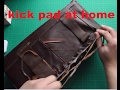 make leather kick pad