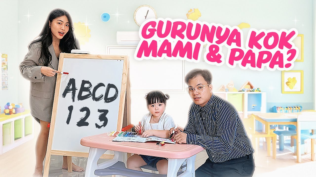 YUKA-CHAN SEKOLAH DI RUMAH SAMA MAMI & PAPA! | vlog