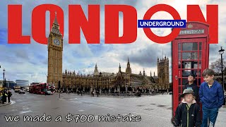 As if London wasn't expensive enough - We make a massive $700 mistake | Family travel vlog 31