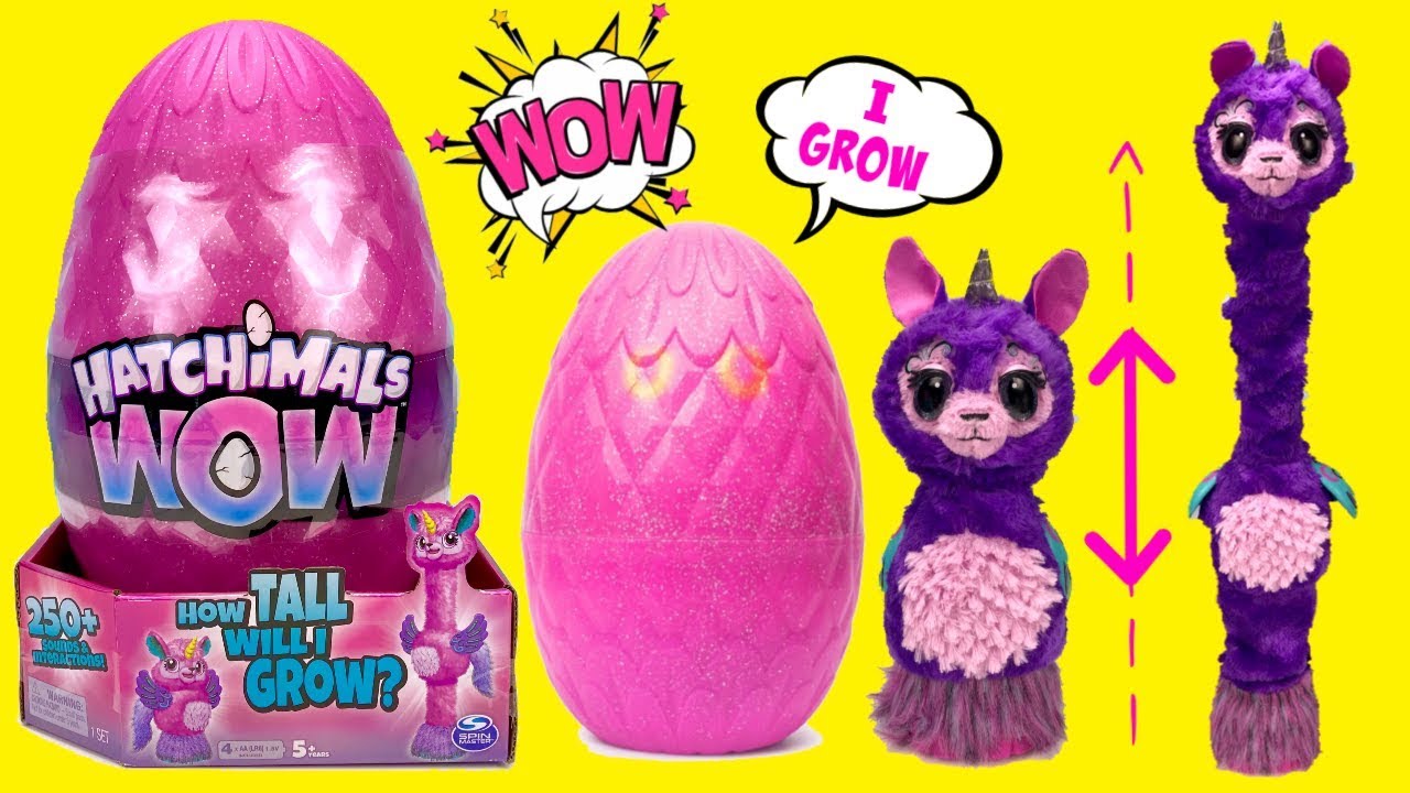 Hatchimals WOW - REVIEW - A Llalacorn Whose Neck really GROWS Tall