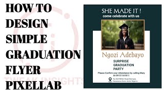 How to Design Graduation Flyers #pixellab #how #howto #graduation #smartphone screenshot 3