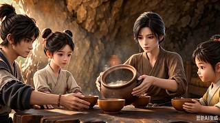 【新番】💞穿越开局地狱难度！四个孩子食不果腹，一家栖身山洞，她坐拥现代超市，巧手制作各色小吃养家糊口丨MULTISUB