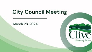 Council Meeting - March 28, 2024