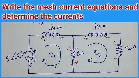 mesh current equations//Crammers rule/KVL/network analysis/in Telugu/diploma/pls subscribe for more