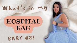 What's in my hospital bag for 2nd baby? Minimalist Labor & Delivery & Postpartum Essentials! screenshot 3