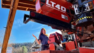 Let The Machine Speak To You! Woodmizer LT40 Sawmill