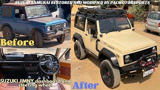 135 Days in 33 Minutes I Complete Restoration of SUZUKI SAMURAI from Nepal by PALMOTORSPORTS