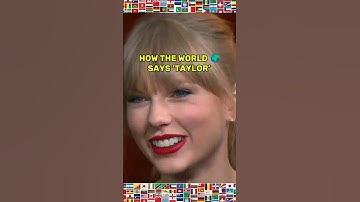 How Taylor’s Name Sounds Around the World 🌍#taylorswift #shorts #swiftie #ShortsViral #swifties
