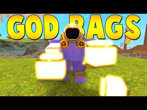 Booga Booga Drop Party Dropping God Bags Roblox Youtube - i got the infinite bag god bag booga booga roblox youtube