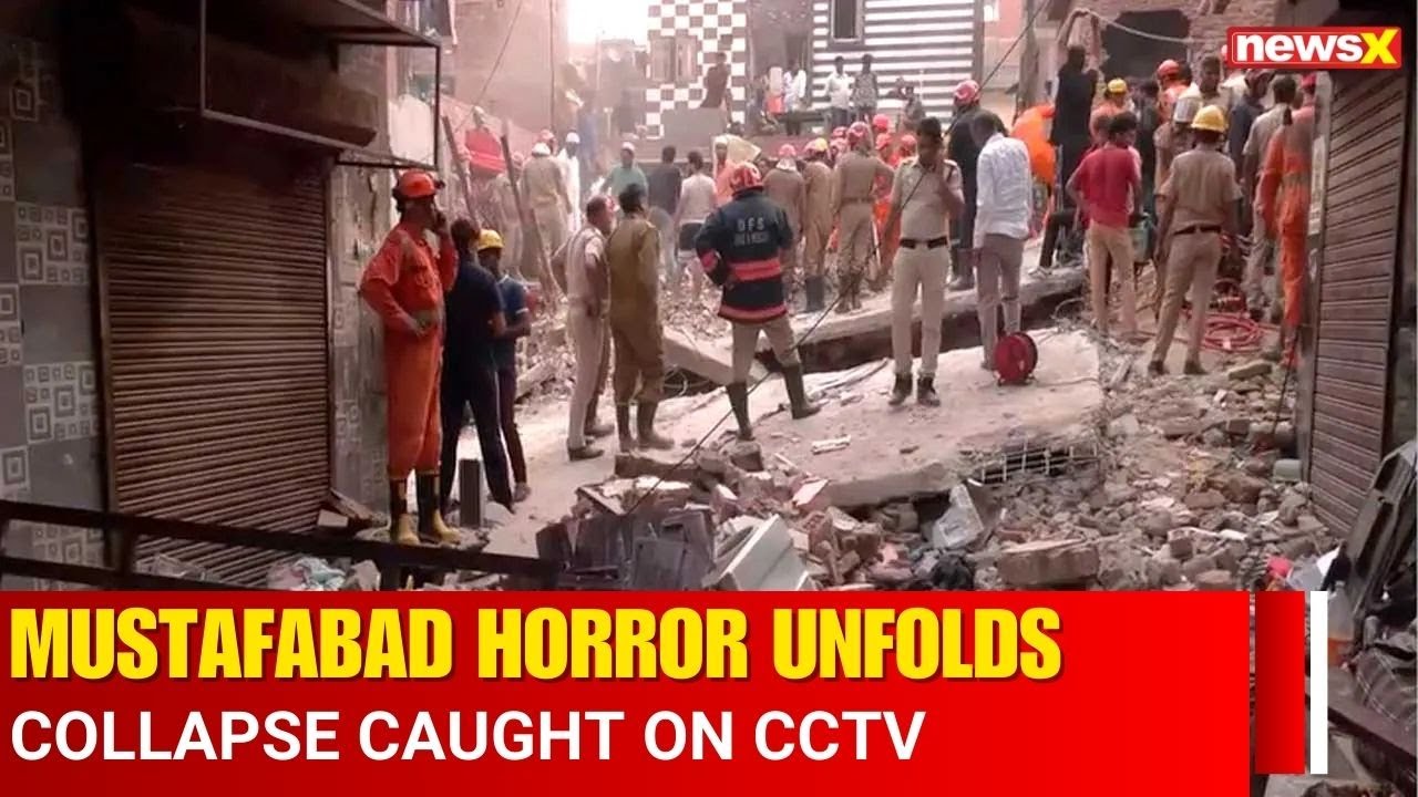 Mustafabad Building Collapse Leaves 4 Dead, 14 Rescued; NDRF, Police Continue Ops