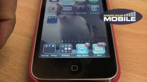How to use folders on the iPhone 4
