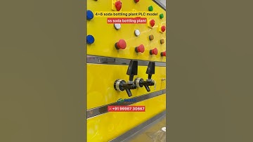 4+6 ss soda bottling plant PLC 🤩🌟 | call on given number ☎️ #sssodabottlingplants #Sssodamachine