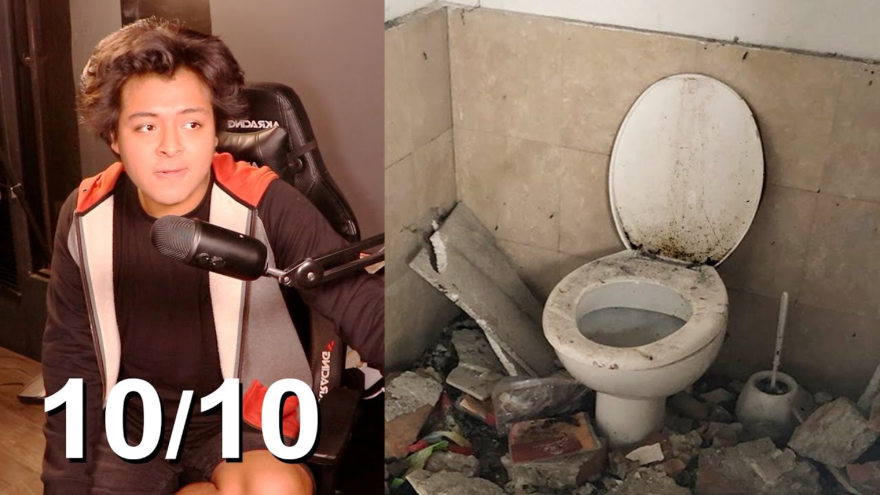 calificando baños de mis subs 🚽