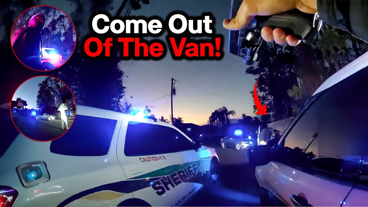 Grand Theft Auto Suspect Caught Hiding in Stolen Van - YouTube