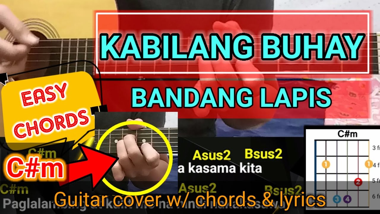Kabilang Buhay / Bandang Lapis / with lyrics and EASY chords YouTube
