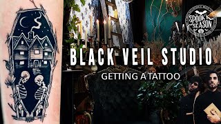 Black Veil Studio | Getting a Tattoo with the Twins of Salem | Witch City