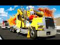 LEGO ROCKET SEMI TRUCK RACE! (Brick Rigs)
