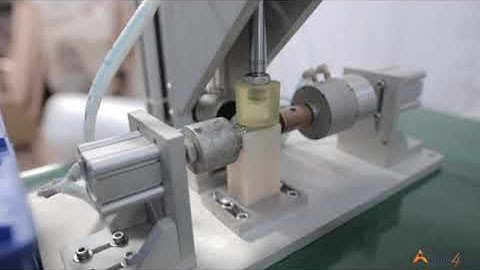angle valve assembly and testing machines