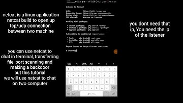 how to chat using termux