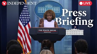 Watch again: White House briefing with Karine Jean-Pierre