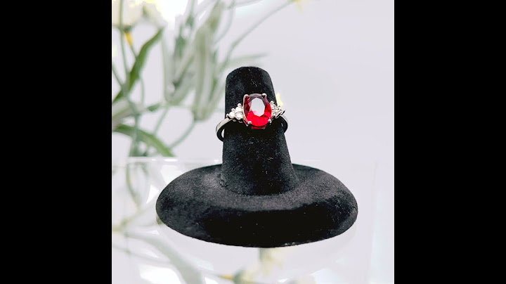 Princesa Brilliant Crystal Adjustable Girls Teen Ring (Cuprite Red) | RosiePanda