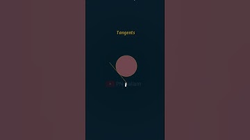 Introduction about tangent #maths #tangent #shorts