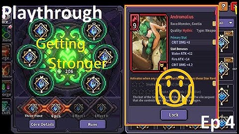 My Heroes Dungeon Raid Playthrough 4 - Rune System Progress