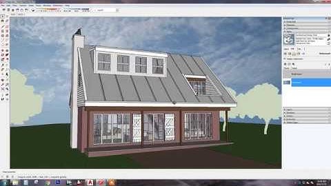 How to add a sky to your Sketchup model