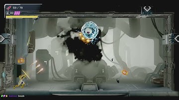 When the game over animation gives up (Metroid Dread - Dread Mode)