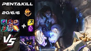 MID Sylas vs Veigar PENTAKILL - EU Challenger Patch 14 16