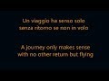 Gianluca Grignani - Destinazione Paradiso (Italian and english lyrics)