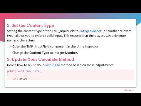 How to Fix Input String Was Not in a Correct Format Error in Unity2D
