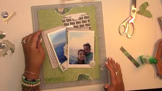 Scrapbooking process Video 8.5x11 &quot;...Totally Love You ...&quot;