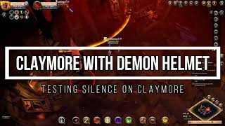 Albion Online [] Claymore with DEMON HELMET