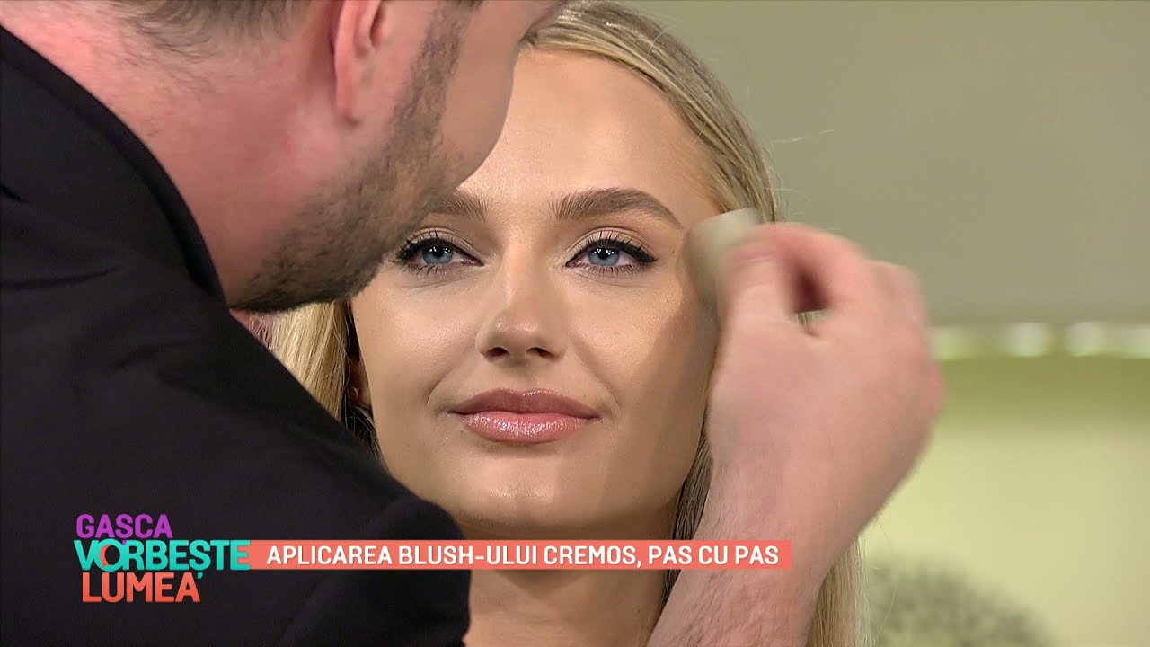 Cum aplicăm blush-ul cremos, pas cu pas