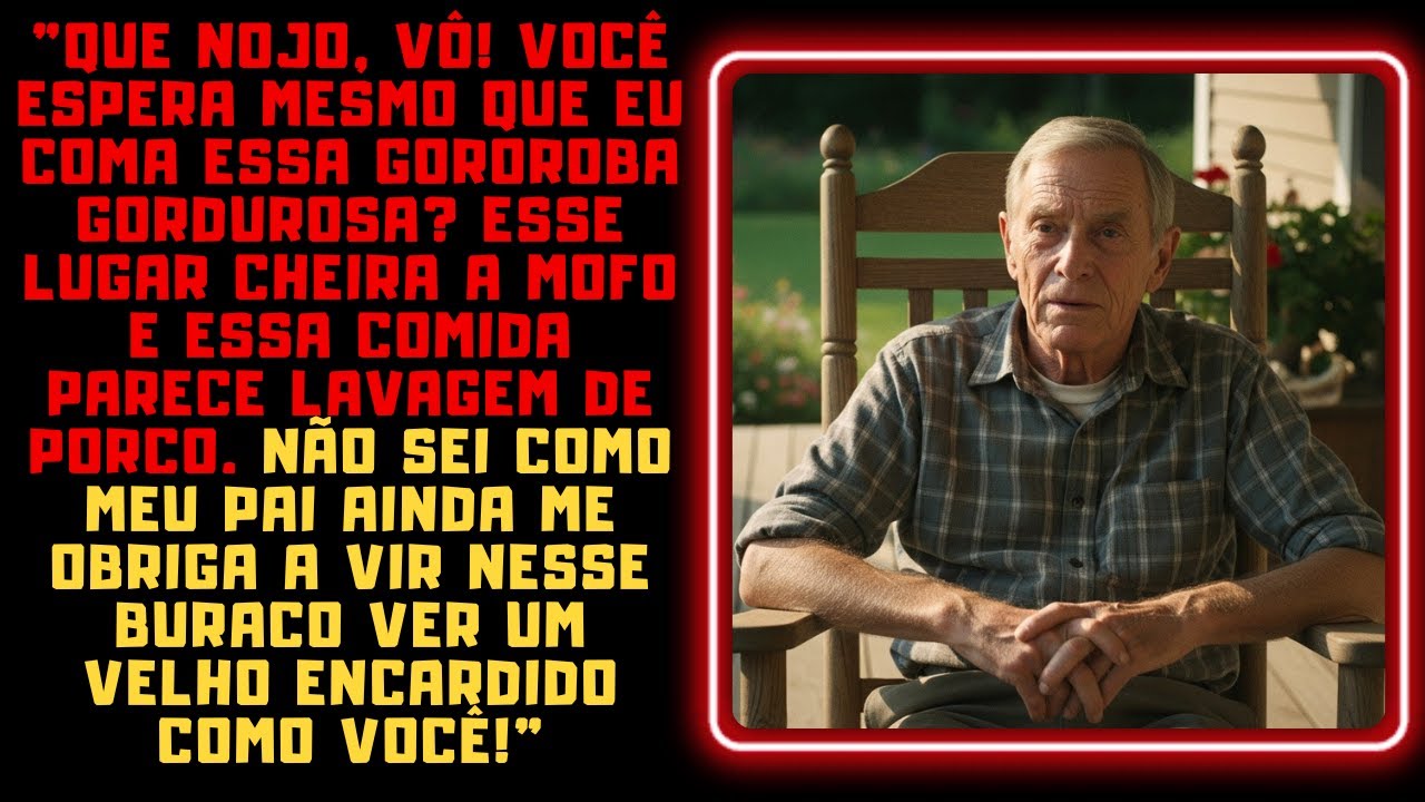 Neto riu da minha comida: 