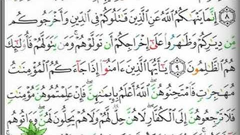 مصحف التجويد صفحة 550 إبراهيم الأخضر 🕋🕋