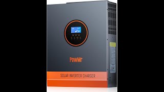 Setting up a POWMR inverter for remote monitoring with a PC using a USB or RS485 cable
