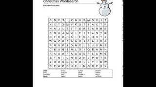 christmas word puzzle games screenshot 1