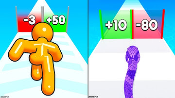 Tall Man Run vs Snake Run Race