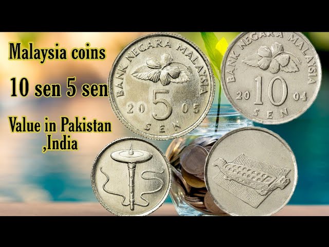 1 RINGGIT SET OF 6 COINS FROM MALAYSIA 1989-2011 1 10 50 SEN 5 20 
