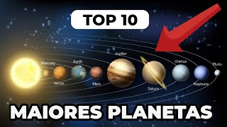 Quais são os 5 maiores planetas do Sistema Solar?