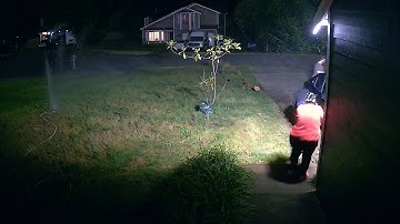 Reolink Captures: Sprinkler Surprise