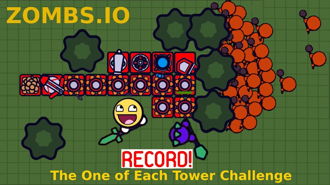 ZOMBS.IO NO UPGRADE CHALLENGE, BEST BASE EVER!