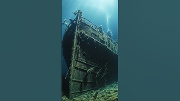 Titanic Wreckage using generative art