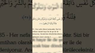 Her Nefi̇s Ölümü Tadacaktir