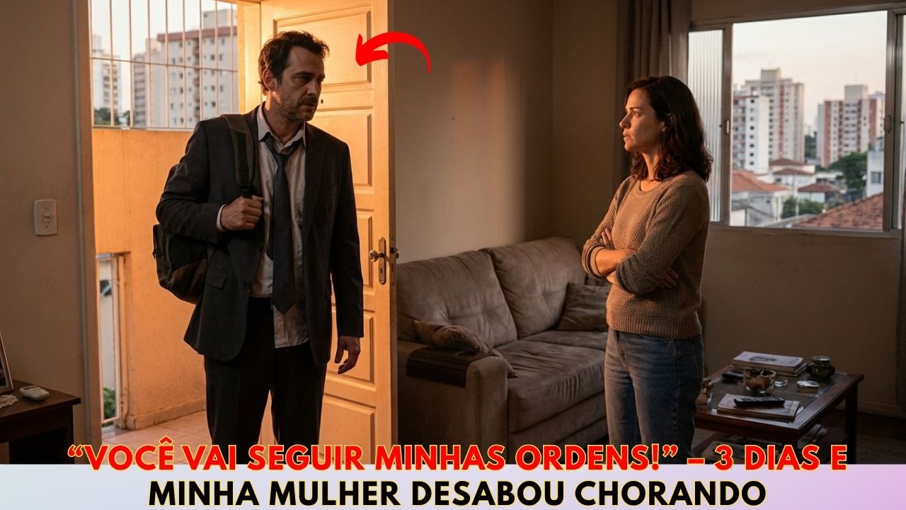 “Você Vai Seguir Minhas Ordens”Ela Gritou“EU MANDO AGORA!96 Horas Depois Estava Chorando no Meu Colo