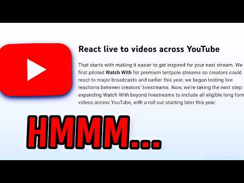 Did YouTube Just ENCOURAGE Stealing Content?