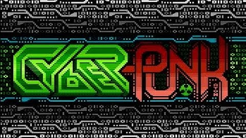 Cyberpunk by LAMERS (Atari 8 bit)  1080@50 fps