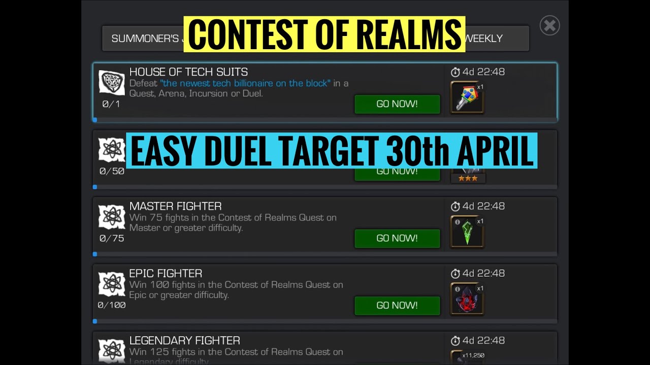 House of tech suits easy duel target| MCOC